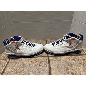 Jordan Melo M8 White Blue 2011 Size 14 469786-106
